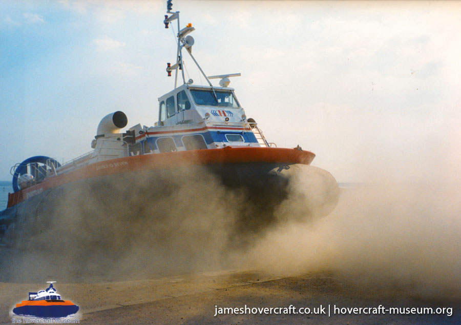 AP1-88 hovercraft promotional day by BHC -  (credit: The <a href='http://www.hovercraft-museum.org/' target='_blank'>Hovercraft Museum Trust</a>).